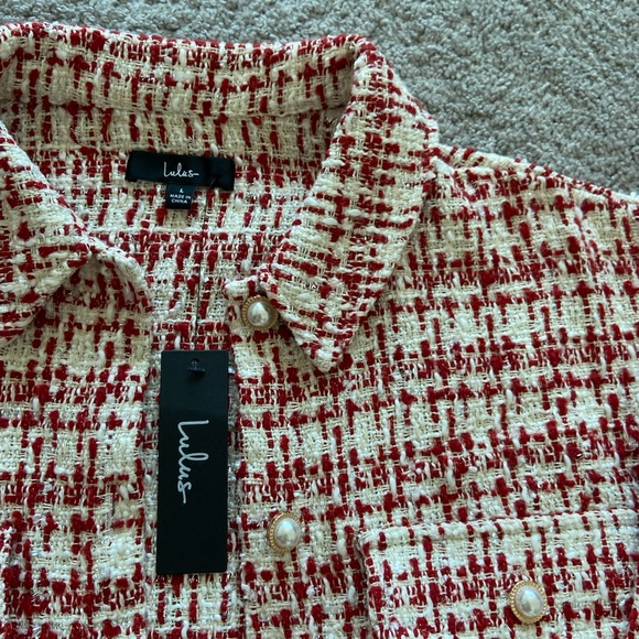 Lulus Tweed Shacket / Blazer - Picture 3 of 4